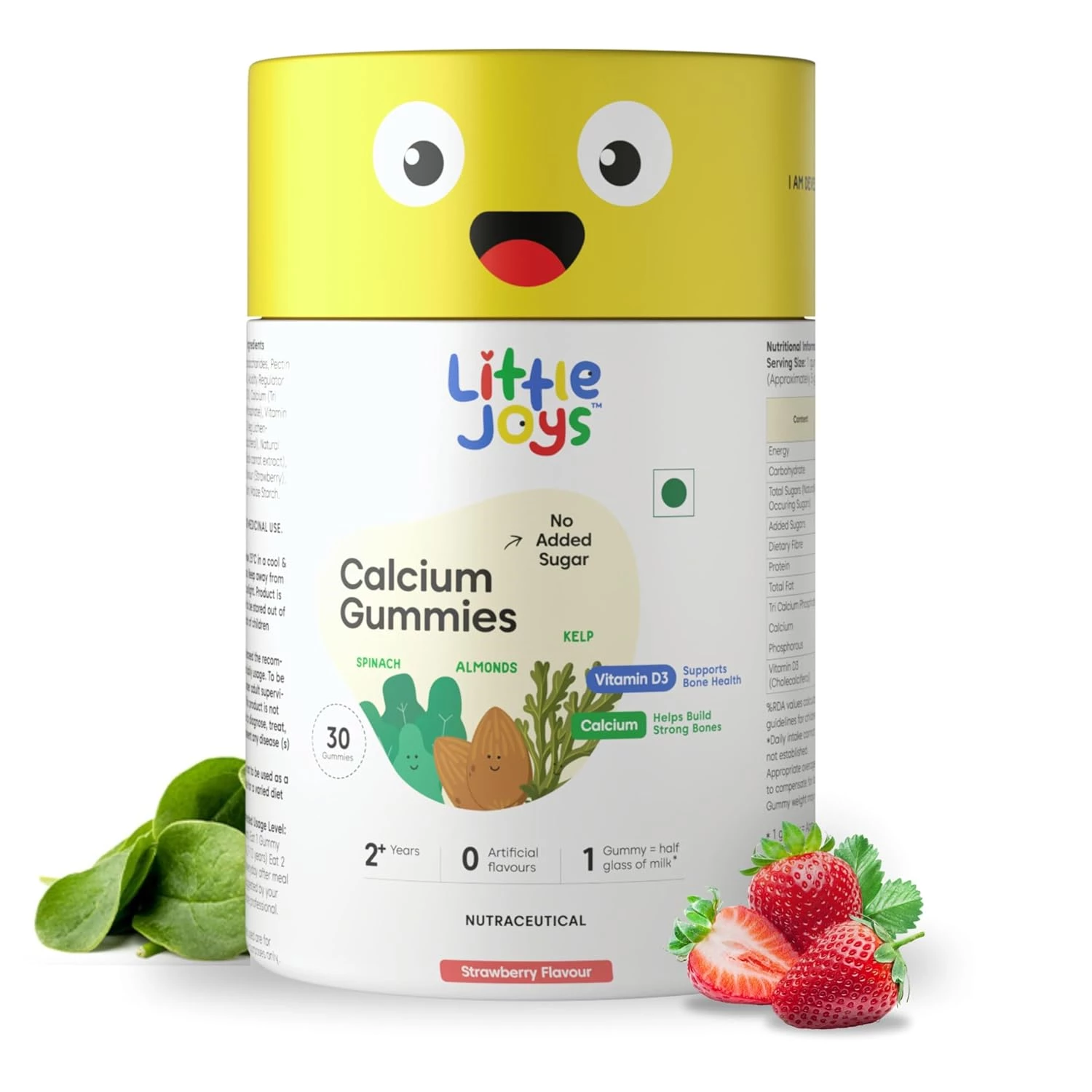 Little Joys Calcium Gummies for Kids 2+ years, 280 g-1.webp